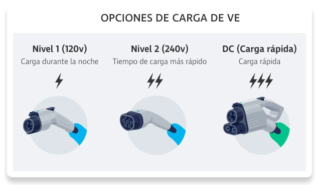 Opciones de cargadores