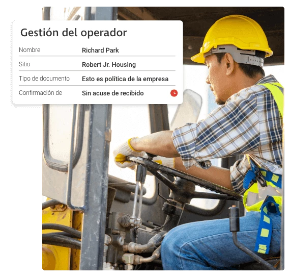 Seguridad del Operador del Equipo